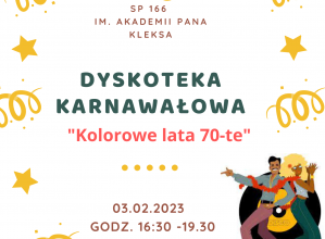 Dyskoteka szkolna!