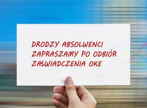 Odbiór zaświadczeń OKE